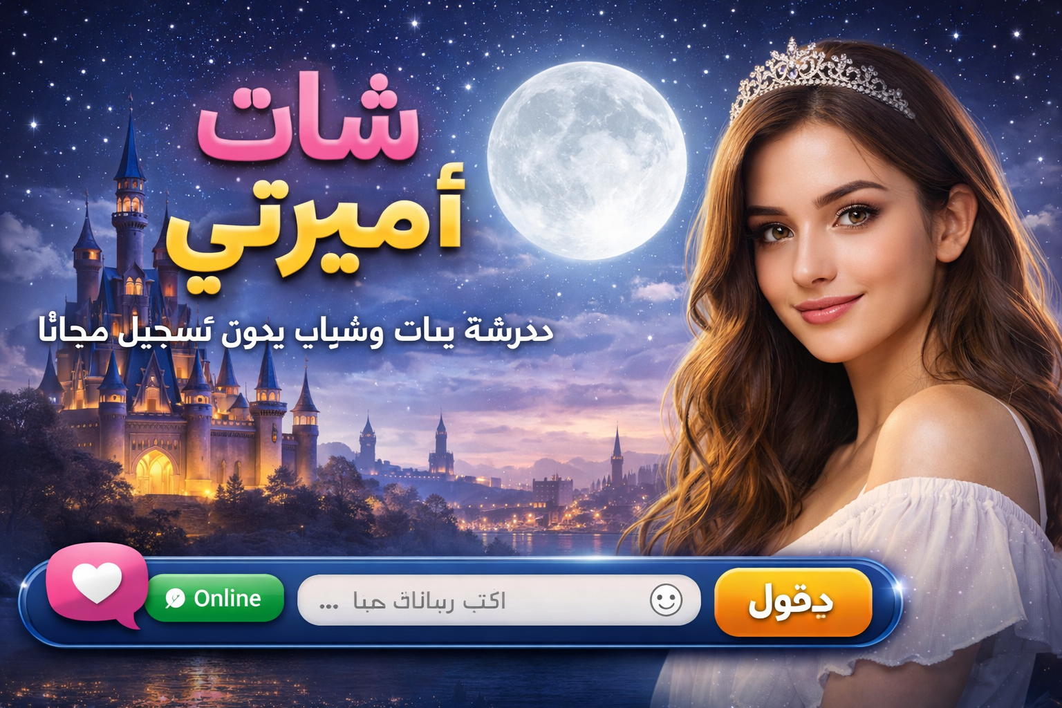 Photo of ✨شات أميرتي | دردشة عربية مجانية بدون تسجيل